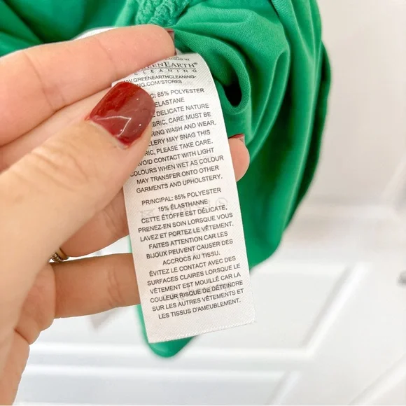 NEW Self-Portrait Bright Green One Shoulder Ruched Mini Dress - Picture 8 of 10